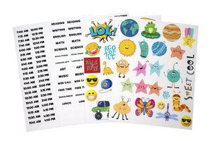Sticker Accessories for the Remote Learning Cubby